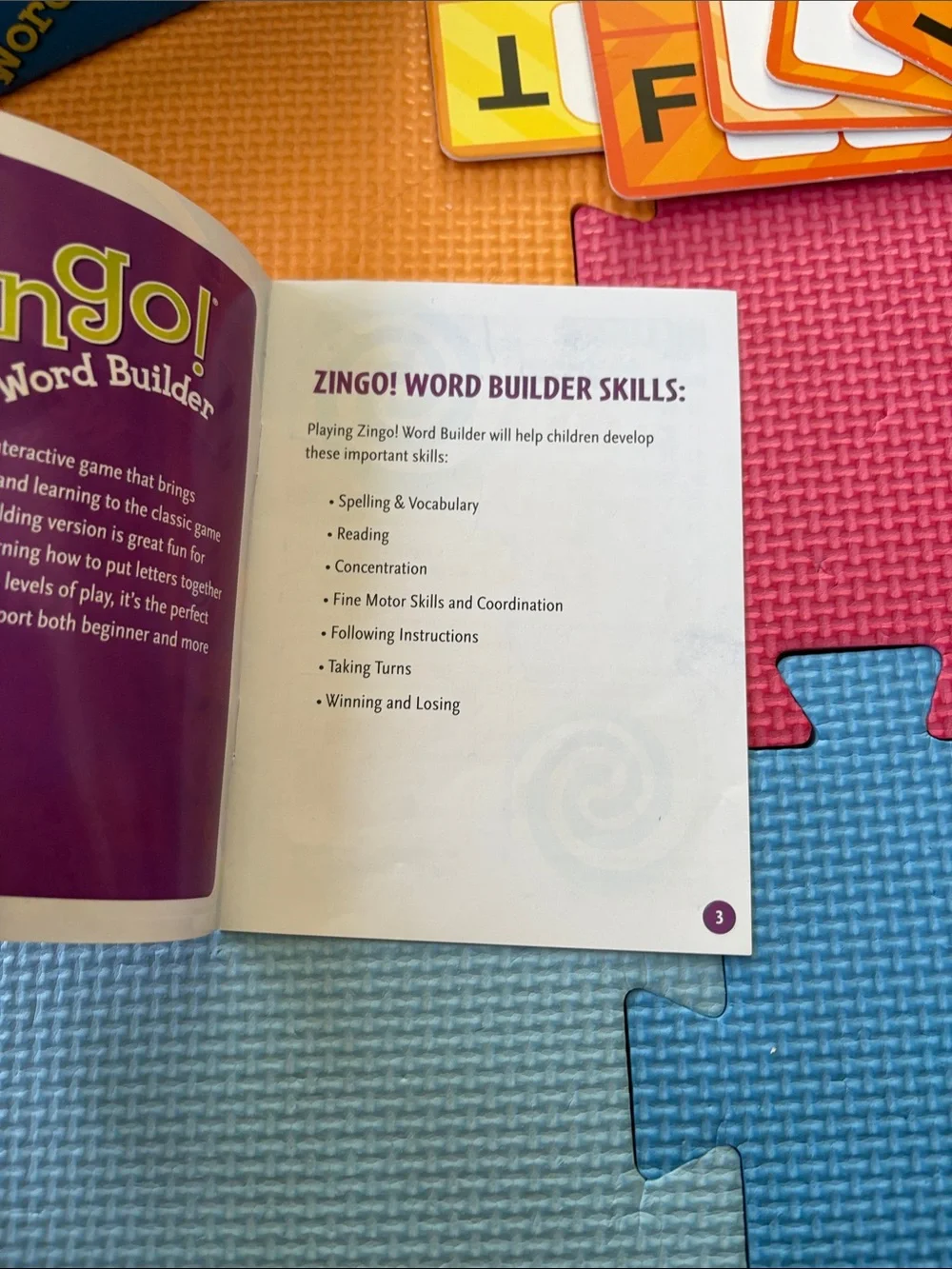 Zingo! Word Builder Game